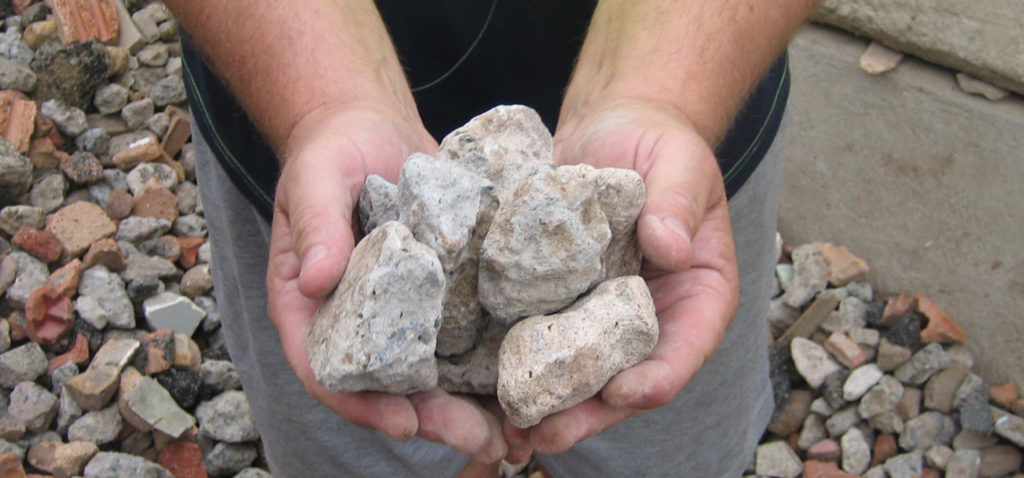 recycled Concrete brickAggregate 40-70ml mix