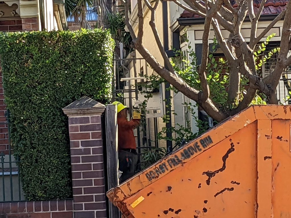 Ausgrid electrician checking power box